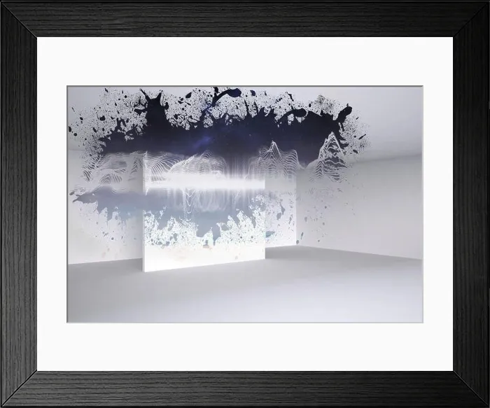 Framed Print : Splash showing energy wave Framed Print : Splash showing energy wave