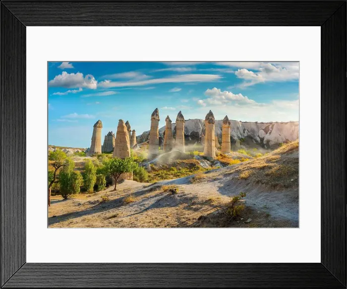 Framed Print : Love valley in Goreme national park. Cappadocia, Turkey Framed Print : Love valley in Goreme national park. Cappadocia, Turkey