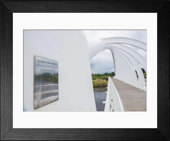 Framed Print : Te Rewa Rewa Bridge, part of New Plymouth 12 Framed Print : Te Rewa Rewa Bridge, part of New Plymouth 12