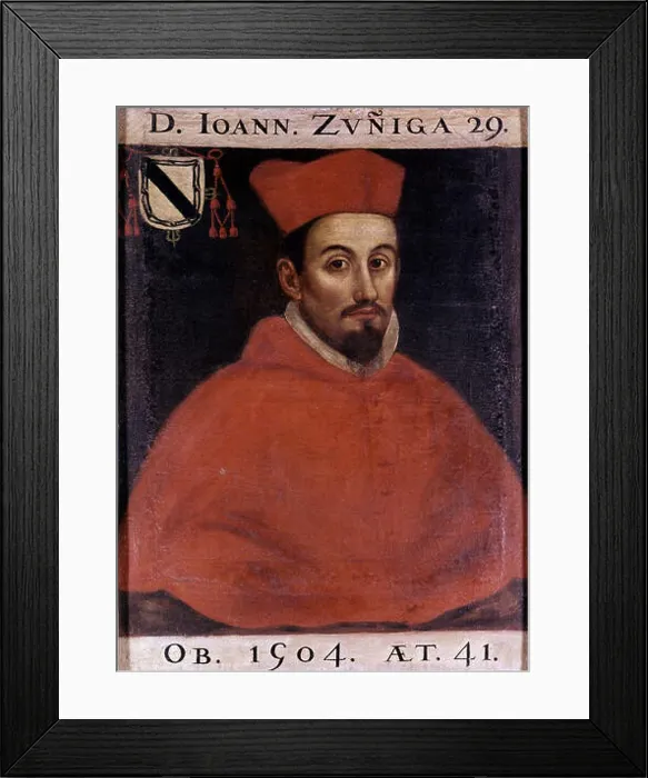 Framed Print : RETRATO DEL ARZOBISPO DON JUAN DE ZUÑIGA GOBERNADOR DEL CASTILLO DE BURGOS - SIGLO XVII Framed Print : RETRATO DEL ARZOBISPO DON JUAN DE ZUÑIGA GOBERNADOR DEL CASTILLO DE BURGOS - SIGLO XVII