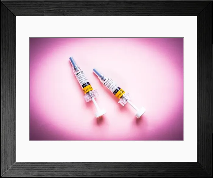 Framed Print : Lovenox ® injection Framed Print : Lovenox ® injection