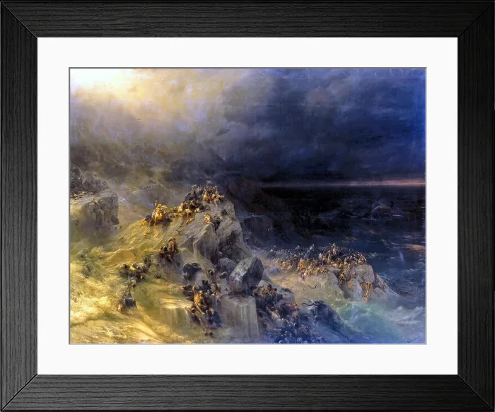 Framed Print : Русский: Всемирный потоп English: Aivazovsky - Deluge. 1864. Aivazovsky - Deluge Framed Print : Русский: Всемирный потоп English: Aivazovsky - Deluge. 1864. Aivazovsky - Deluge