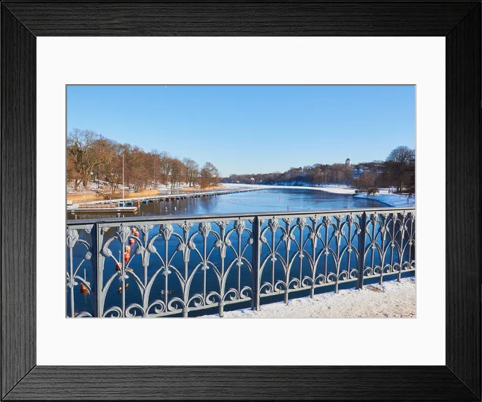 Framed Print : Winter scene Djurgardsbrunnsviken Bay from Djurgardsbron Bridge Stockholm Sweden Scandinavia Framed Print : Winter scene Djurgardsbrunnsviken Bay from Djurgardsbron Bridge Stockholm Sweden Scandinavia
