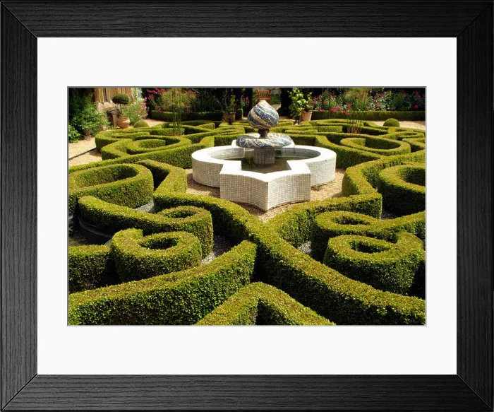 Framed Print : The Knot Garden at Sudeley Castle Winchcombe Gloucestershire UK Framed Print : The Knot Garden at Sudeley Castle Winchcombe Gloucestershire UK