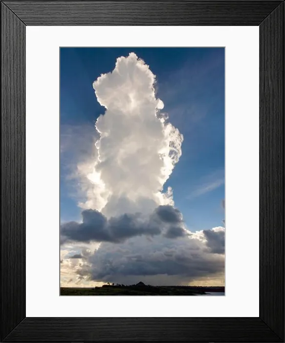 Framed Print : Cumulonimbus thunder clouds. This is one of the largest clouds formed in Earth's weather patterns Framed Print : Cumulonimbus thunder clouds. This is one of the largest clouds formed in Earth's weather patterns