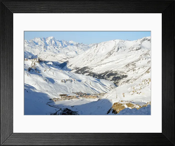 Framed Print : Tignes Le Lac, Vanoise National Park, Rhone-Alps, Savoire, France Framed Print : Tignes Le Lac, Vanoise National Park, Rhone-Alps, Savoire, France