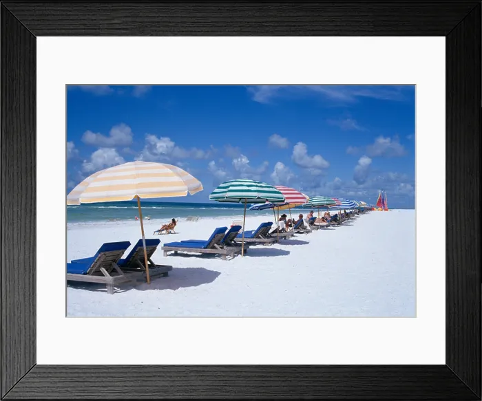 Framed Print : Beach Longboat Key Sarasota Florida United States of America Us A North America Framed Print : Beach Longboat Key Sarasota Florida United States of America Us A North America