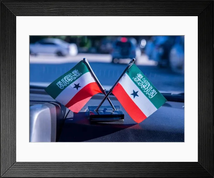 Framed Print : Somaliland flags Framed Print : Somaliland flags