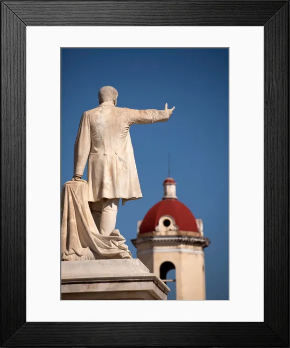 Framed Print : the statue of Jose Marti and the cathedral Cathedral de la Purisma Concepción in Cienfuegos, Cuba, Caribbean Framed Print : the statue of Jose Marti and the cathedral Cathedral de la Purisma Concepción in Cienfuegos, Cuba, Caribbean