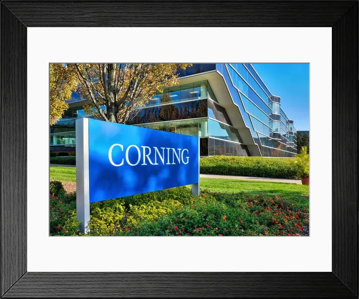 Framed Print : Corning Inc. Headquarters, Steuben County, New York, USA Framed Print : Corning Inc. Headquarters, Steuben County, New York, USA