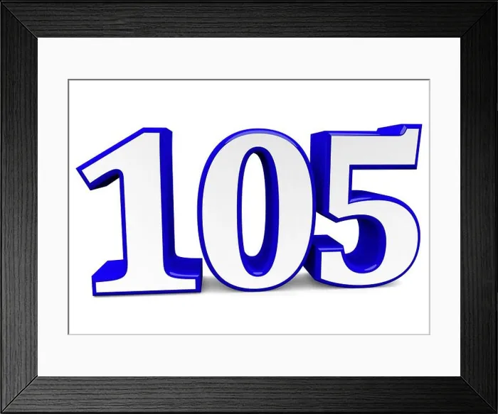 Framed Print : number Framed Print : number