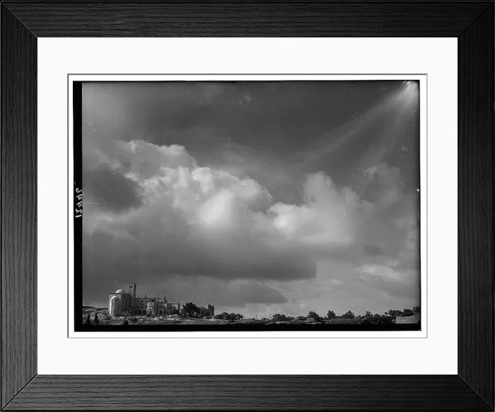 Framed Print : A photographic negative of clouds Framed Print : A photographic negative of clouds