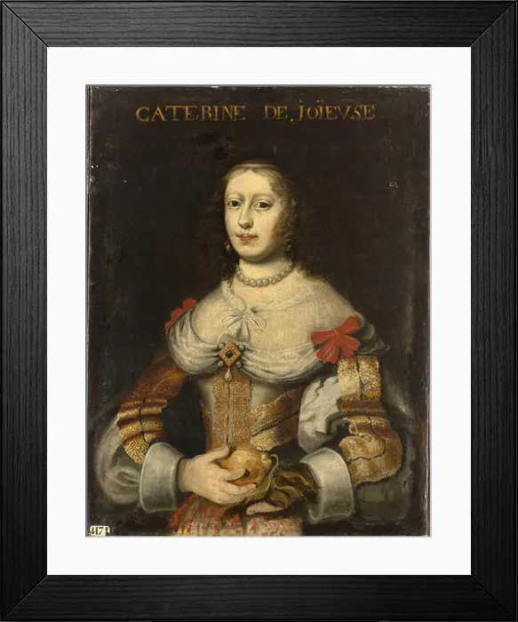 Framed Print : Deutsch: Porträt Henriette Catherine de Joyeuses Framed Print : Deutsch: Porträt Henriette Catherine de Joyeuses