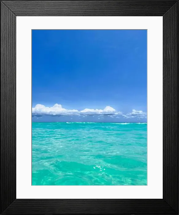 Framed Print : Playa del Carmen's paradise beach in Mexico Framed Print : Playa del Carmen's paradise beach in Mexico