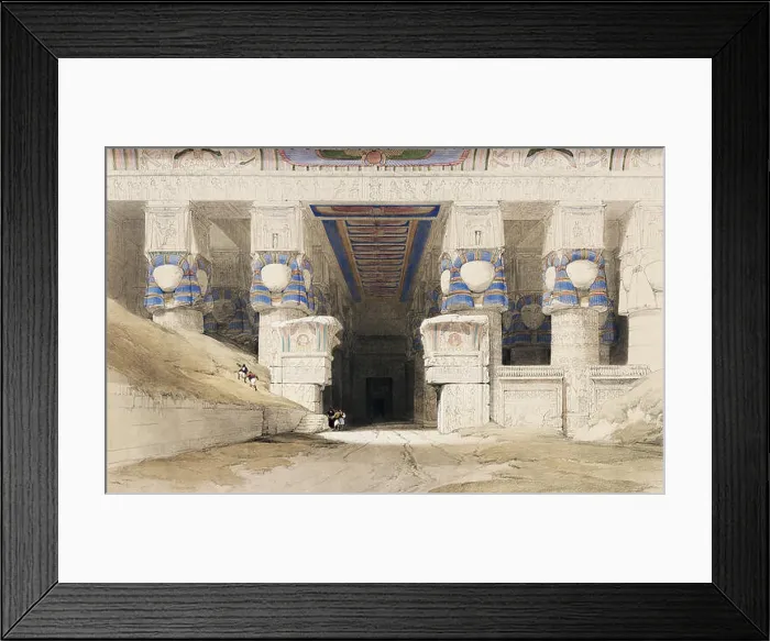 Framed Print : David Roberts 1796 - 1864 - Dendera Is One Of The Latest Egyptian Temples Framed Print : David Roberts 1796 - 1864 - Dendera Is One Of The Latest Egyptian Temples