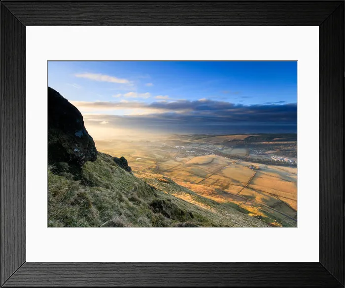 Framed Print : Taken from Campsie Fells Scotland Framed Print : Taken from Campsie Fells Scotland