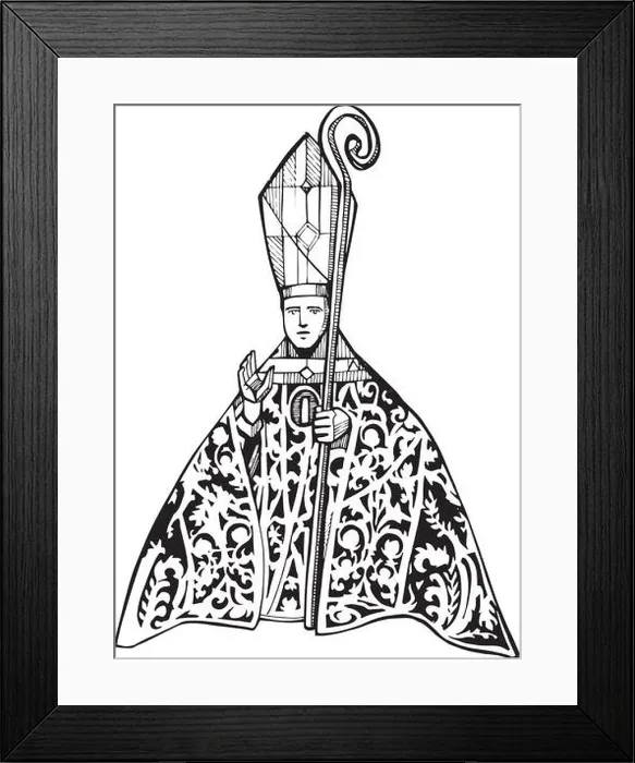 Framed Print : Hand drawn vector illustration or drawing of San Fermin Framed Print : Hand drawn vector illustration or drawing of San Fermin