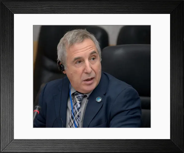 Framed Print : European Space Agency International Space Station Program Manager Bernardo Patti speaks during the State Commission Framed Print : European Space Agency International Space Station Program Manager Bernardo Patti speaks during the State Commission