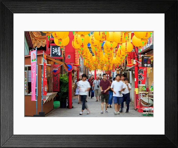 Framed Print : Chinatown, Nagasaki, Kyushu Island, Japan Framed Print : Chinatown, Nagasaki, Kyushu Island, Japan