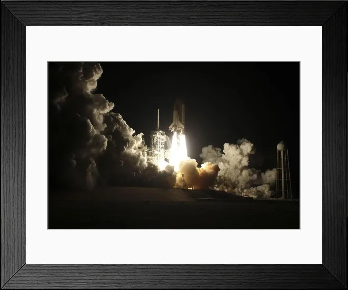 Framed Print : Space shuttle Discovery lifted off from Launch Pad 39A at NASA's Kennedy Space Center on the STS-131 mission Framed Print : Space shuttle Discovery lifted off from Launch Pad 39A at NASA's Kennedy Space Center on the STS-131 mission
