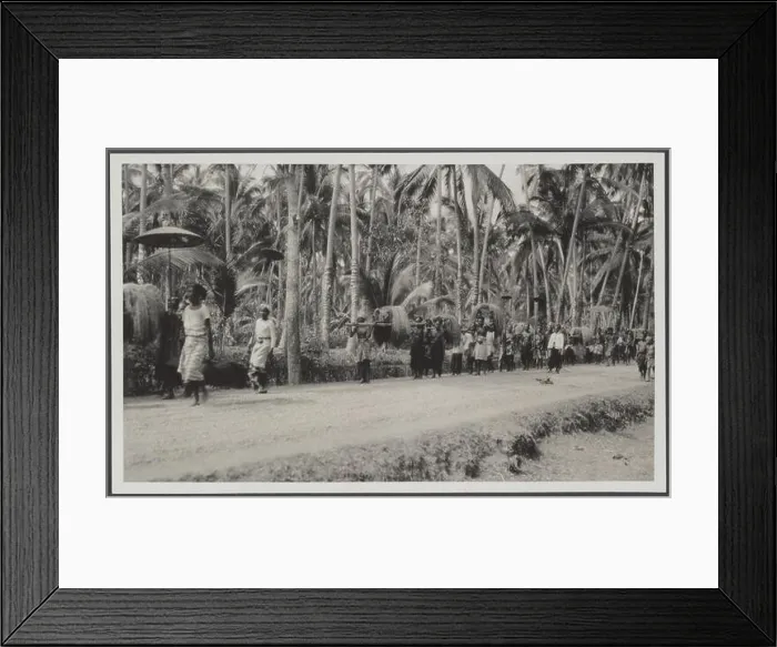 Framed Print : Procession, probably in Indonesia Date: 1930 / 01 / 01 Location: Indonesia Framed Print : Procession, probably in Indonesia Date: 1930 / 01 / 01 Location: Indonesia