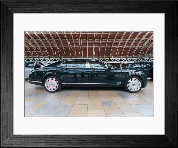Framed Print : UK Royal Family Bentley state car Framed Print : UK Royal Family Bentley state car