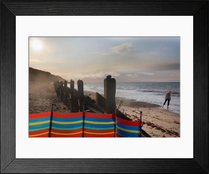 Framed Print : On the beach at Sidestrand and Overstrand Framed Print : On the beach at Sidestrand and Overstrand