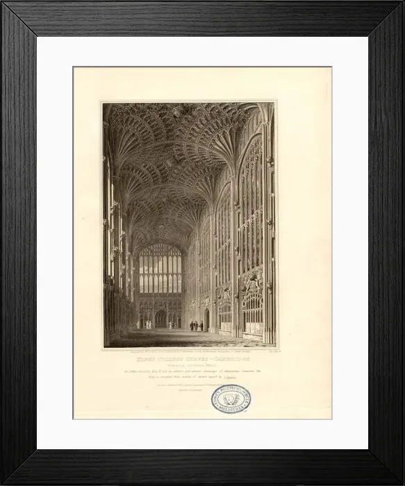 Framed Print : King's College Chapel - Cambridge Framed Print : King's College Chapel - Cambridge