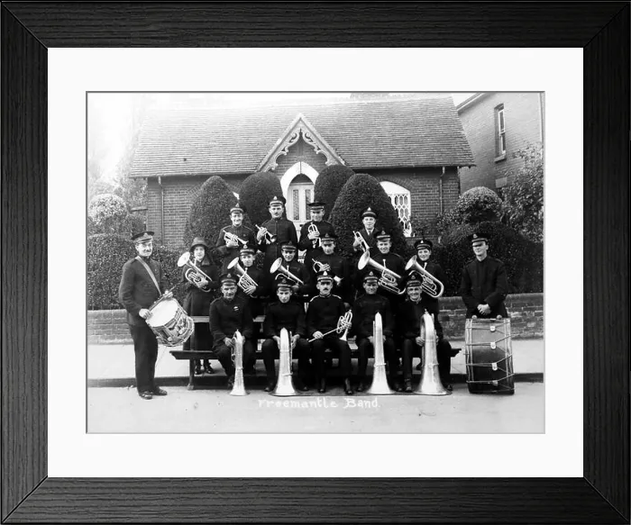 Framed Print : A Salvation Army brass band from Freemantle Framed Print : A Salvation Army brass band from Freemantle