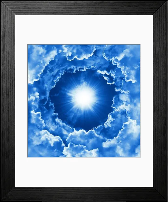 Framed Print : Heavenly background with dramatic clouds Framed Print : Heavenly background with dramatic clouds