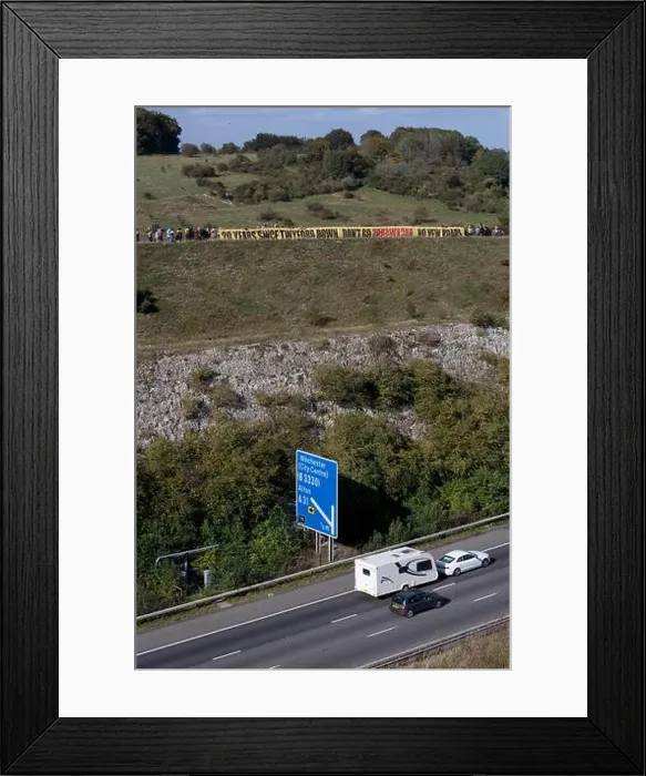 Framed Print : Twyford Down, UK. 29th September, 2012 Framed Print : Twyford Down, UK. 29th September, 2012
