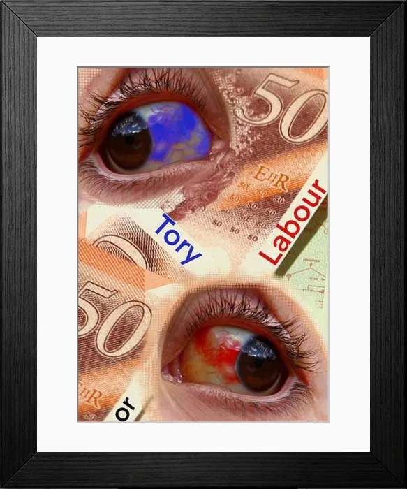 Framed Print : UK General election 2024. Tory or Labour Framed Print : UK General election 2024. Tory or Labour