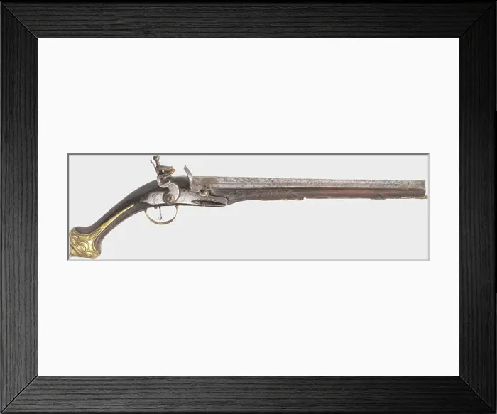 Framed Print : Small arms, pistols, flintlock pistol Framed Print : Small arms, pistols, flintlock pistol