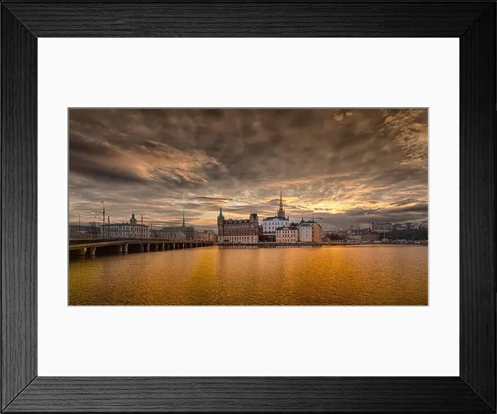 Framed Print : Stockholm City, Sweden Framed Print : Stockholm City, Sweden