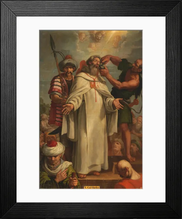 Framed Print : Vicente Carducho, Martirio de san Ramón Nonato, Museo del Prado Framed Print : Vicente Carducho, Martirio de san Ramón Nonato, Museo del Prado