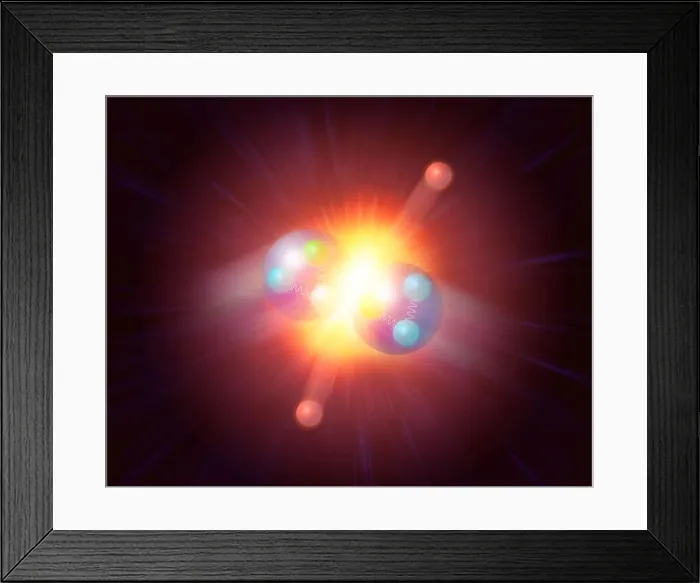 Framed Print : Higgs Boson, illustration Framed Print : Higgs Boson, illustration