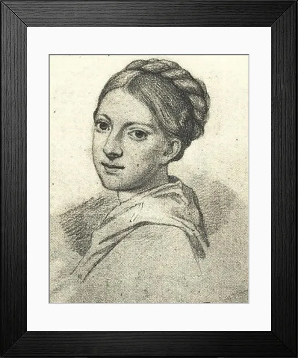 Framed Print : Ottilie von Goethe Framed Print : Ottilie von Goethe