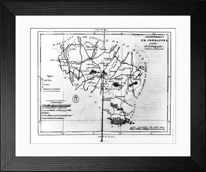 Framed Print : The Battle of Jemappes was a key conflict during the French Revolutionary Wars in 1792 Framed Print : The Battle of Jemappes was a key conflict during the French Revolutionary Wars in 1792