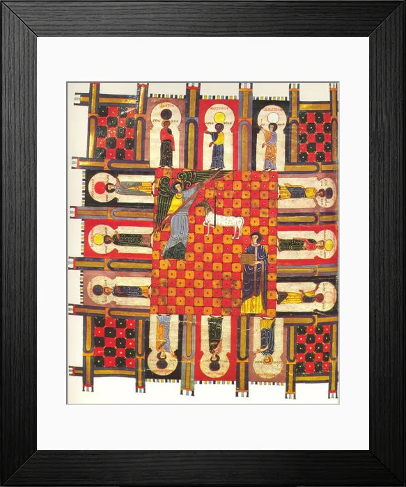 Framed Print : This manuscript page from the B Framed Print : This manuscript page from the B