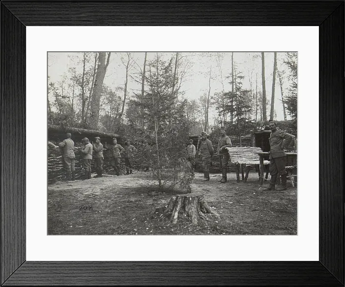 Framed Print : This historical image from World War I shows the Inftr Framed Print : This historical image from World War I shows the Inftr