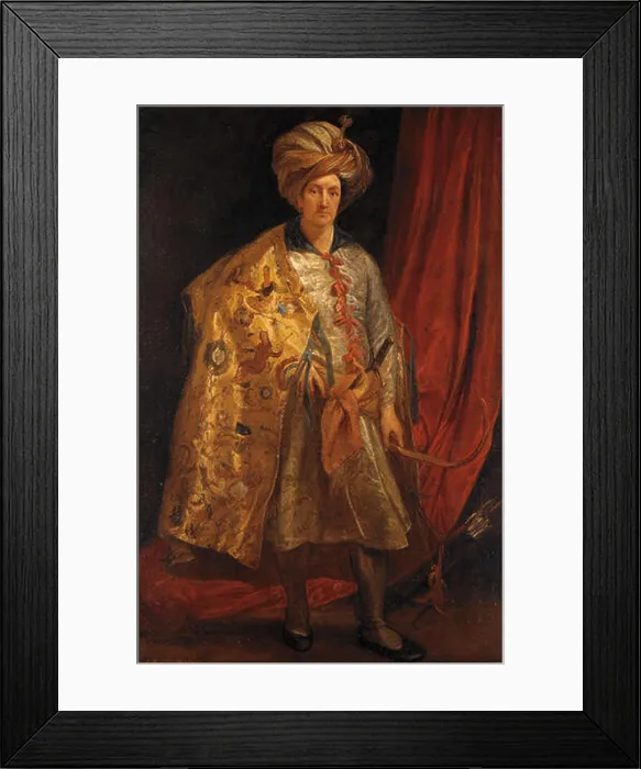 Framed Print : Sir Robert Shirley by Anthony Van Dyck 1622 Rome Framed Print : Sir Robert Shirley by Anthony Van Dyck 1622 Rome
