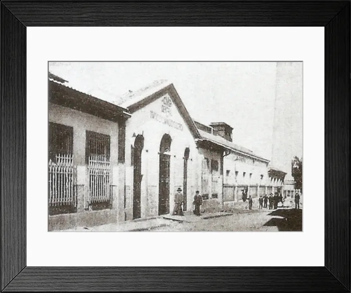 Framed Print : Instalation of the electric traction in Braga Framed Print : Instalation of the electric traction in Braga