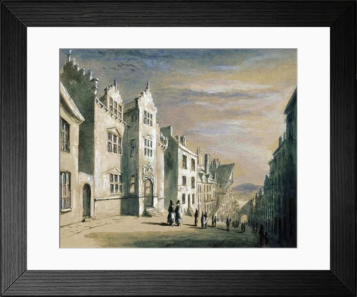 Framed Print : This street view of Conway, painted by Wilhelmina Mary Martin Framed Print : This street view of Conway, painted by Wilhelmina Mary Martin