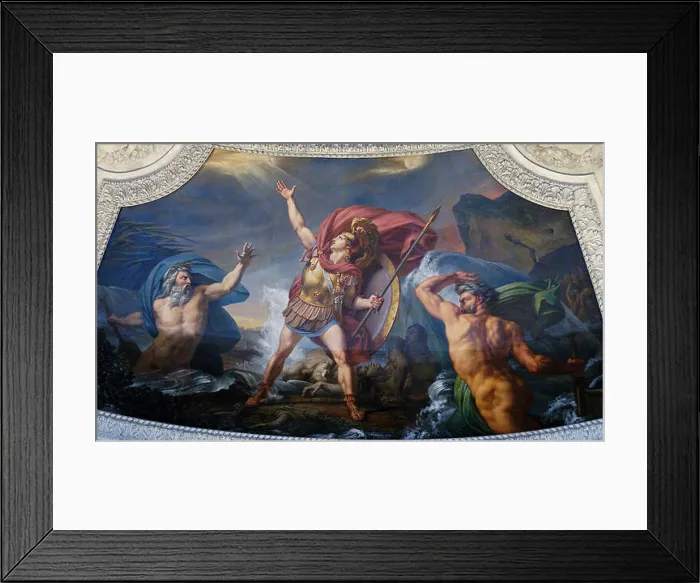Framed Print : Achilles Xanthos Simoeis Couder decoration Louvre INV3379 Framed Print : Achilles Xanthos Simoeis Couder decoration Louvre INV3379