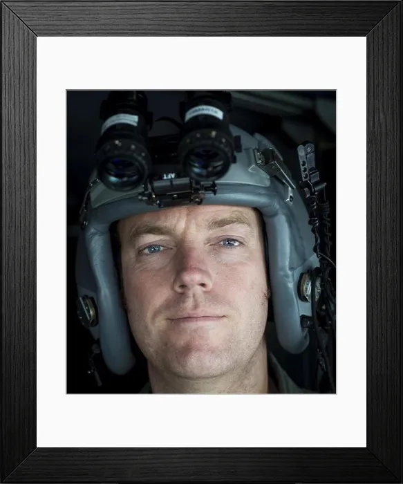 Framed Print : Royal Air Force Flight Lt. Matt Jenkinson Framed Print : Royal Air Force Flight Lt. Matt Jenkinson