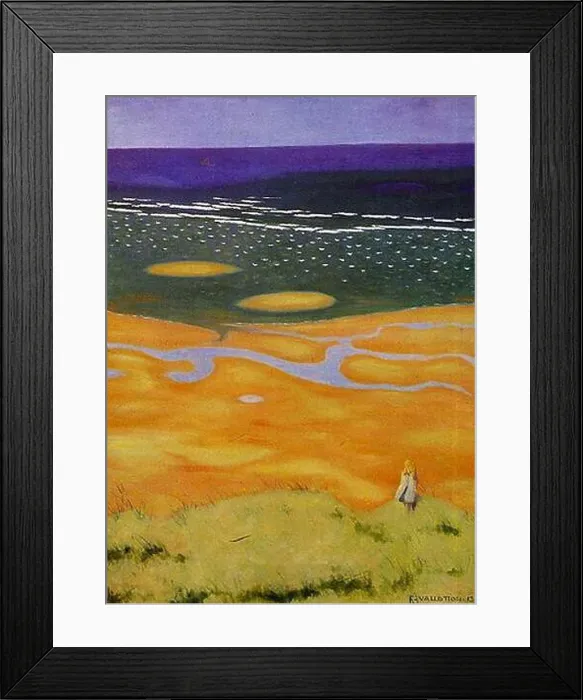 Framed Print : La marée montante près de Houlgate 1913 by Félix Vallotton Framed Print : La marée montante près de Houlgate 1913 by Félix Vallotton