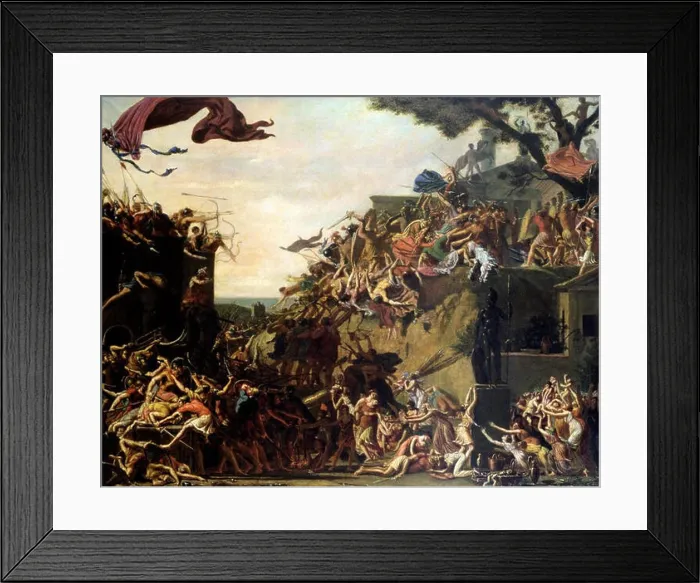 Framed Print : This historical illustration depicts the siege of Sparta by King Pyrrhus of Epirus in 272 BC Framed Print : This historical illustration depicts the siege of Sparta by King Pyrrhus of Epirus in 272 BC