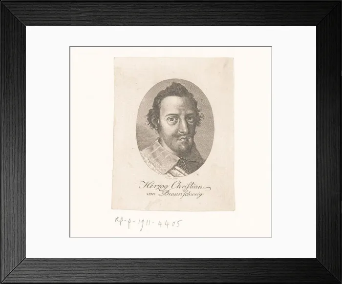 Framed Print : Portrait of Christiaan, Duke of Brunswijk-Lüneburg Framed Print : Portrait of Christiaan, Duke of Brunswijk-Lüneburg