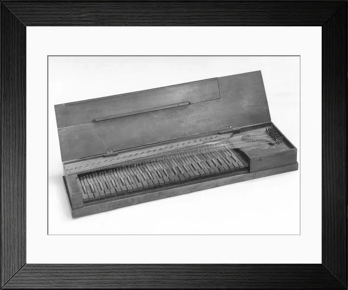 Framed Print : Square Piano ca. 1790 Possibly German Practically the smallest Framed Print : Square Piano ca. 1790 Possibly German Practically the smallest