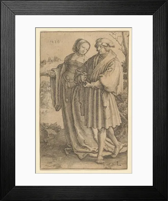 Framed Print : The Promenade 1960 by Lucas van Leyden